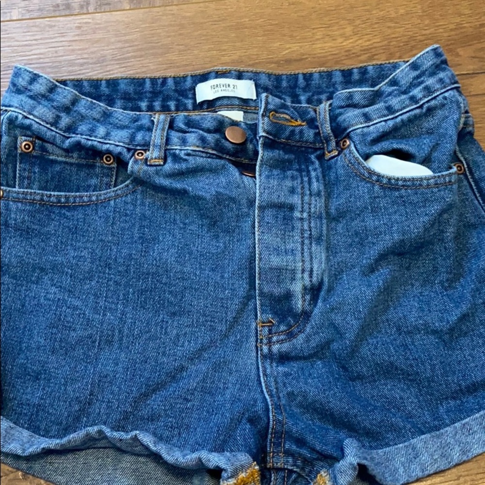 denim shorts